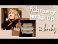 february wrap up! 📚✨ 12 books