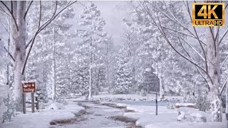 4K Blender Winter Scene Animation Dibster