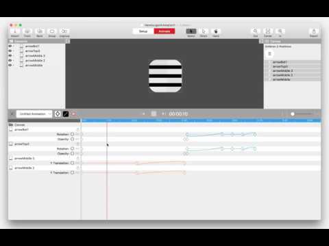 Hamburger Menu to Arrow Animation