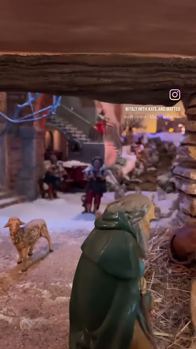 Presepe - Christmas family tradition in Italy
