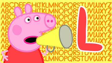 Peppa Pig 🔠 Letter L | Learn the Alphabet with Peppa Pig | ABC Letter Boxes | Learn with Peppa Pig