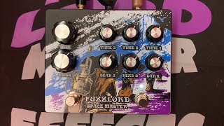 Fuzzlord Effects SPACE MASTER Alchemist Pickups audio clip