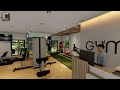 Small fitness gym design animation  gym interior design