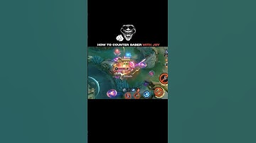 How to COUNTER saber 🔥 #mobalegends5v5 #moba5v5English #moba5v5pippin #shorts #viral