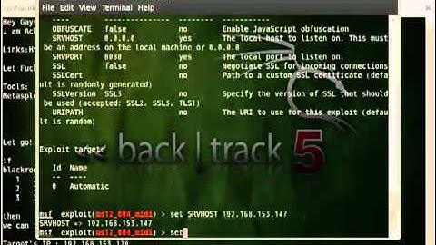 Use Backtrack&Ettercap&Metasploit MS12_004 Hacking
