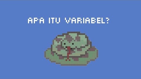 01. Belajar python dasar - Variabel