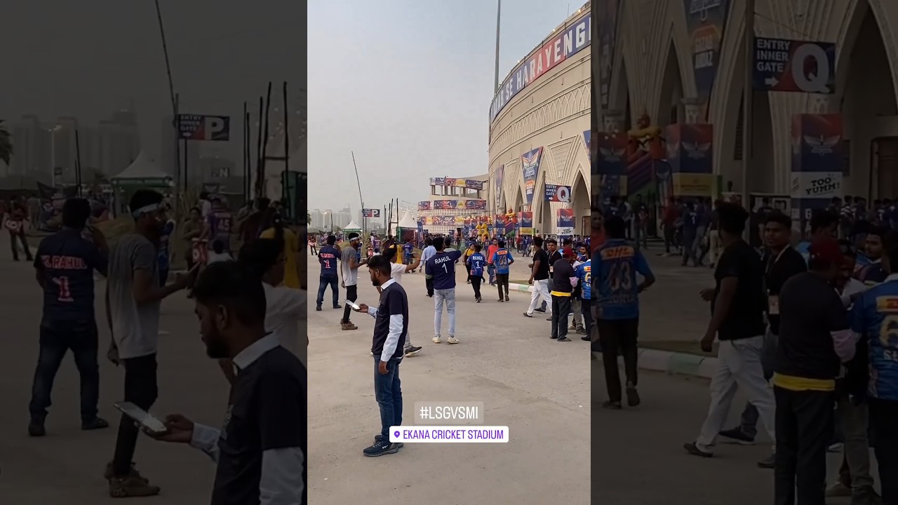 Lucknow Supergiant Home Ground Ekana Stadium 😍 