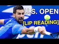 Us open final 2023 lip reading