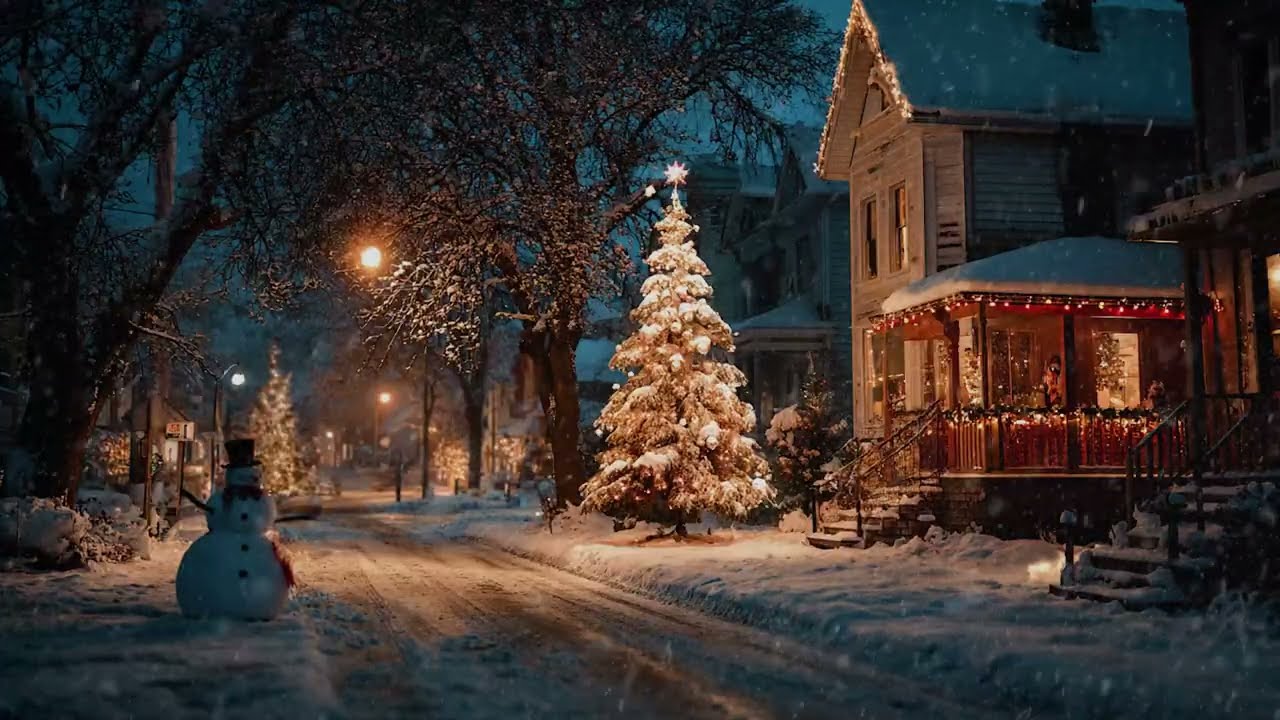 The Sound of Cold Wind and Light Snow | Lull You Into Deep Sleep In The Peaceful Winter Night