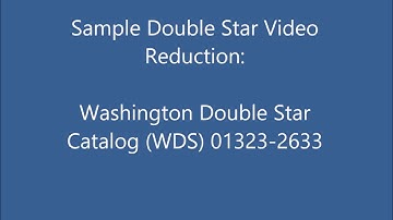 Double Star reduction of position angle & separation using Limovie