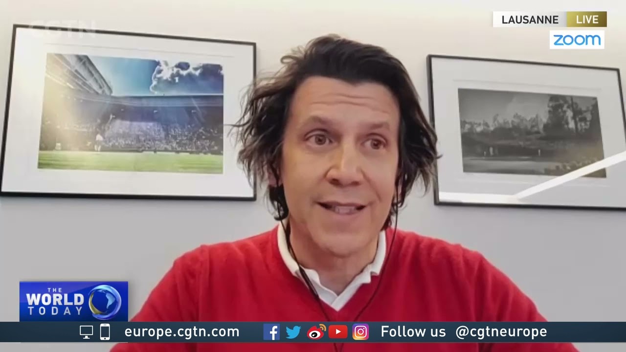 IOC's Olympic Games Executive Director Christophe Dubi on CGTN Europe