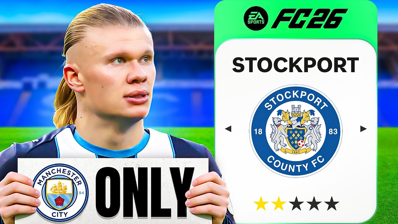 Я восстановил графство Стокпорт, используя ТОЛЬКО игроков 