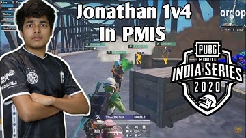Jonathan 1v4 In PMIS 2020 | Jonathan Gaming | TSM Entity Jonathan | Jonathan best Clutch 1v4 1v3