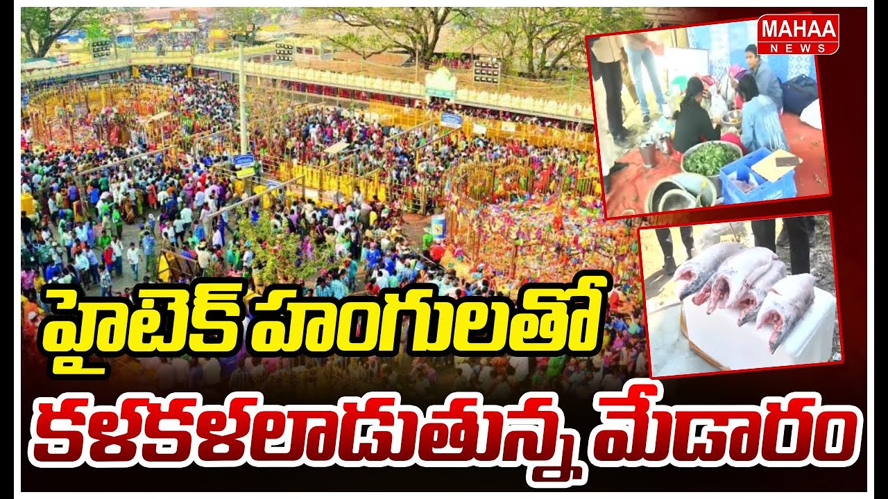 హైటెక్ హంగులతో కళకళలాడుతున్న మేడారం | Mahaa News