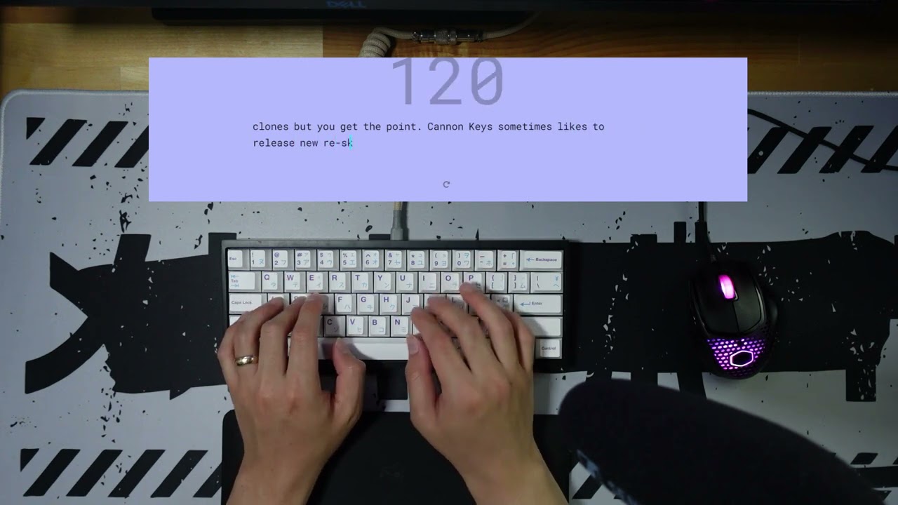 Cannon Keys Neapolitan Ice Cream Switches (STOCK) Sound Test