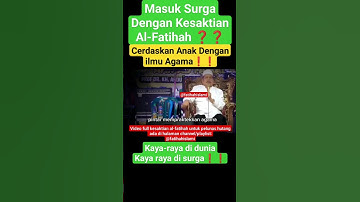 🔴MANFAAT MEMPUNYAI ANAK SOLEH PINTAR ILMU AGAMA -FASIH MEMBACA AL-FATIHAH ❗❗KH.ABDUL GHOFUR
