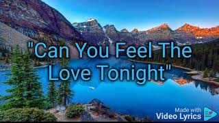 Can You FeeL The Love Tonight | Boyce Avenue Lyrics