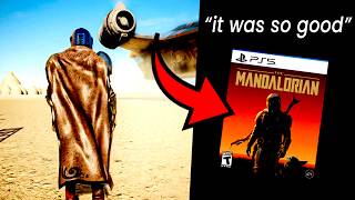 So, people PLAYED the cancelled Mando game and...