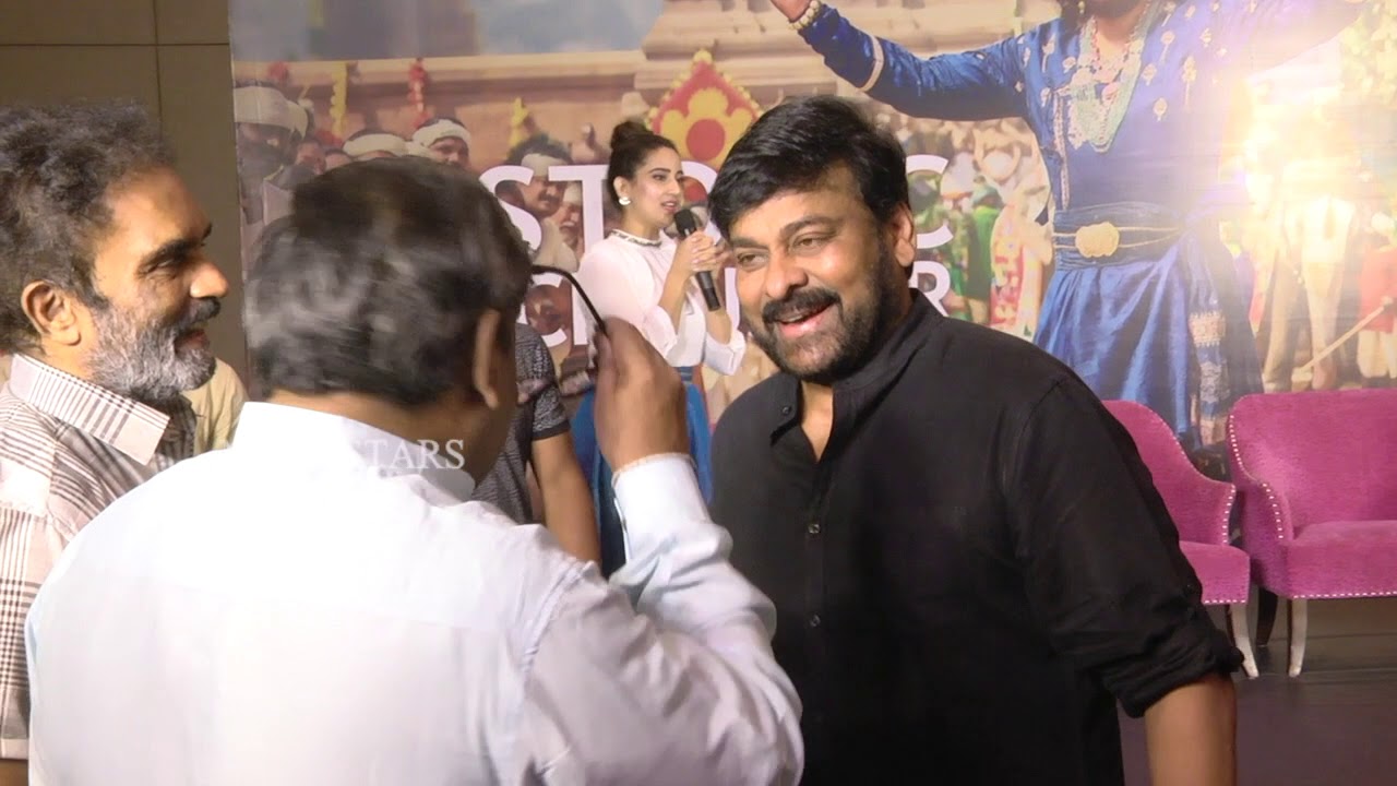 Mega Star Chiranjeevi Exclusive Visuals @ Sye Raa Press Meet | Manastars