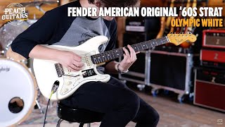 No Talking...Just Tones | Fender American Original '60s Stratocaster | Rosewood - Olympic White