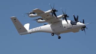 Farnborough Airshow 2026.  Hybrid and electric aircraft displays. #fia2026