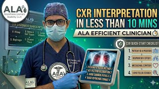 Rapid interpretation of Chest X-Ray #anaesthesia #medicine #radiology #criticalcare #fcps #neetpg