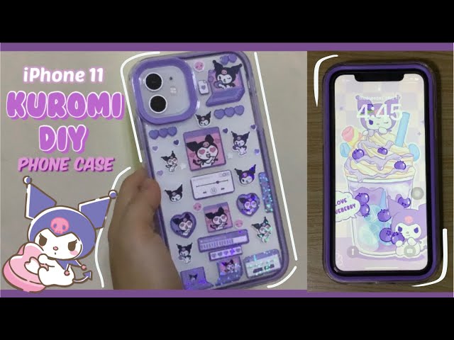 IPHONE 11 KUROMI DIY PHONE CASE | Kuromi Theme - YouTube IPHONE 11 KUROMI DIY PHONE CASE | Kuromi Theme - YouTube
