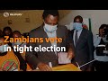 Zambians head to polls in tight election race