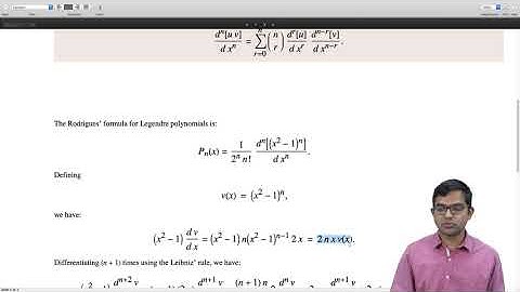 mod06lec50 - Differential equation corresponding to Legendre polynomials