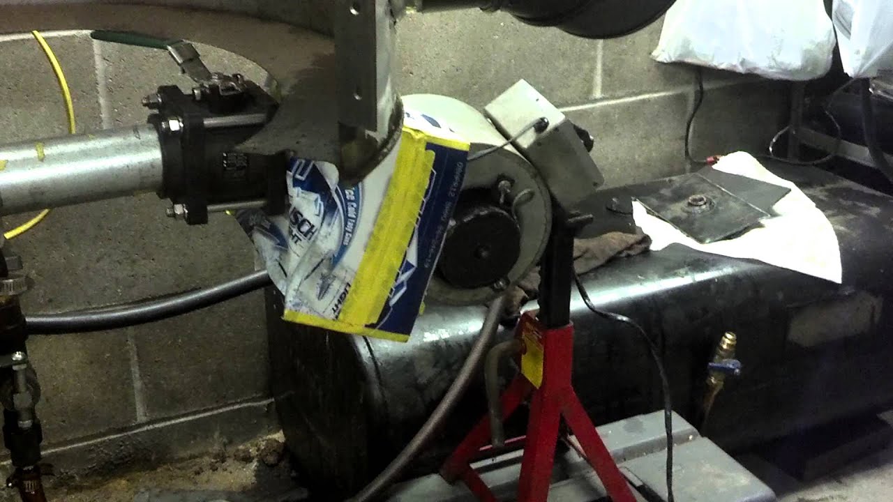 Homemade waste oil burner YouTube