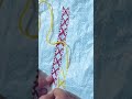 प्लास्टिक बोरी डिजाइन | चावल की बोरी पर डिजाइन | बोरी का पंखा डिजाइन #hand fan design #needlework