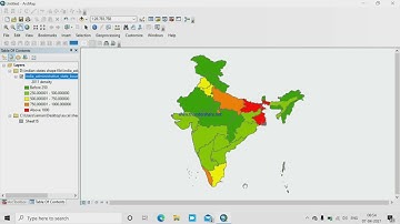 Making a choropleth map using ArcMAP ( ArcGIS)
