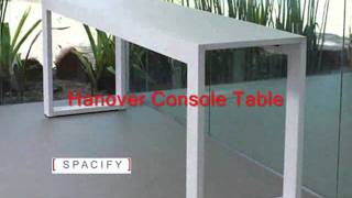 Contemporary Console Tables- Contemporary glass inexpensive Italian console tables furniture.