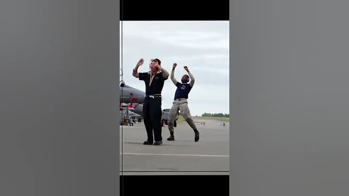 Do you know what the ground crew does weird hand gestures and funny dances for?#usa #military