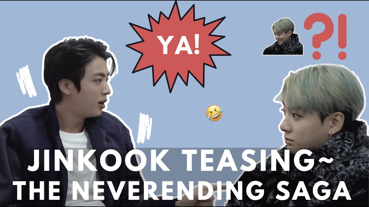 JINKOOK / KOOKJIN TEASING EACH OTHER ~ THE NEVERENDING SAGA + HOW TO GET EACH OTHER'S ATTENTION