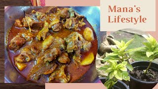 #Vlog-Aj Dahi Mutton Baniye tak lagiye dilam #DahiMutton #BengaliVlog | Mana's Lifestyle :-)