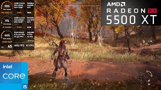 RX 5500 XT : Horizon Forbidden West - All Graphics Settings Tested