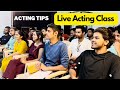 Acting class liveacting tipsby vinay shakya lets act