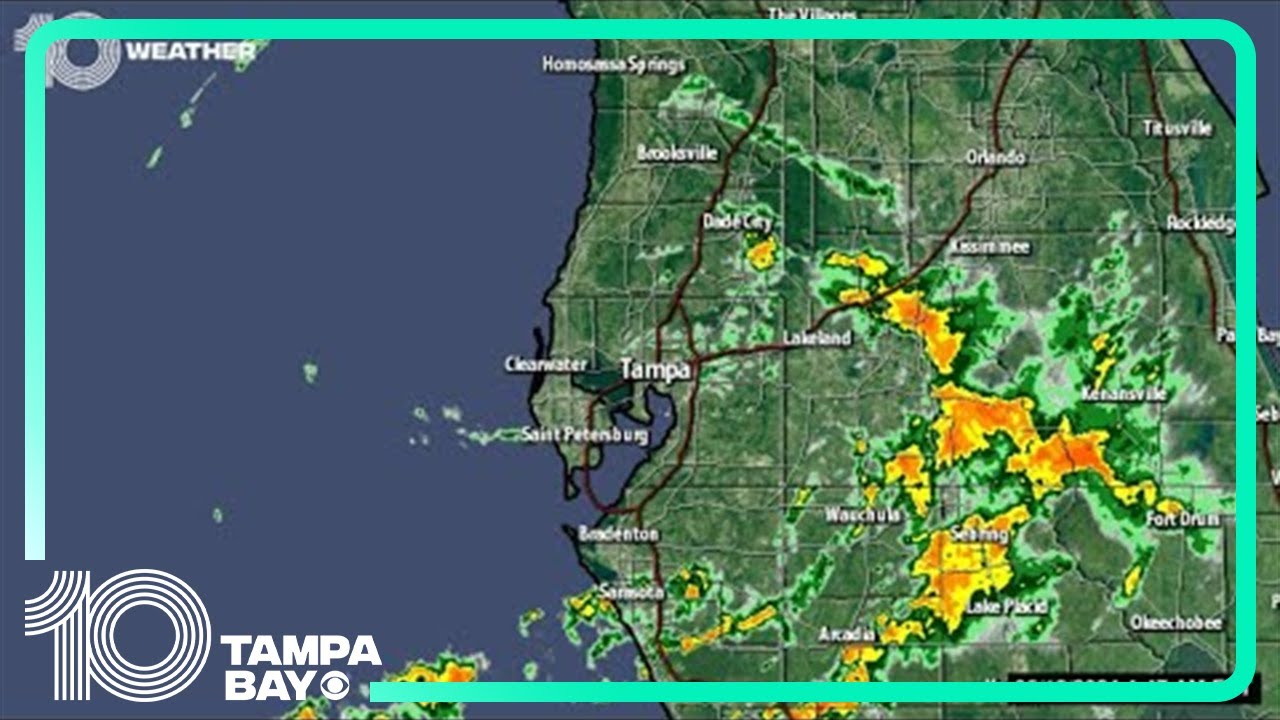 LIVE RADAR: Showers and storms move through the Tampa Bay area - YouTube