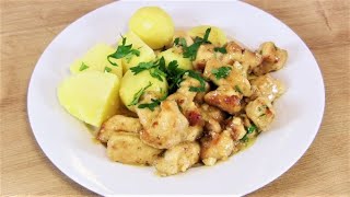 Pan seared Chicken Breast in Lemon Butter Garlic Sauce-never eaten chicken breast like this before