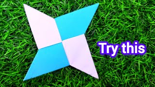 Paper Ninja Star How To Make A Paper Ninja Star (Shuriken) - Origami Part - 13
