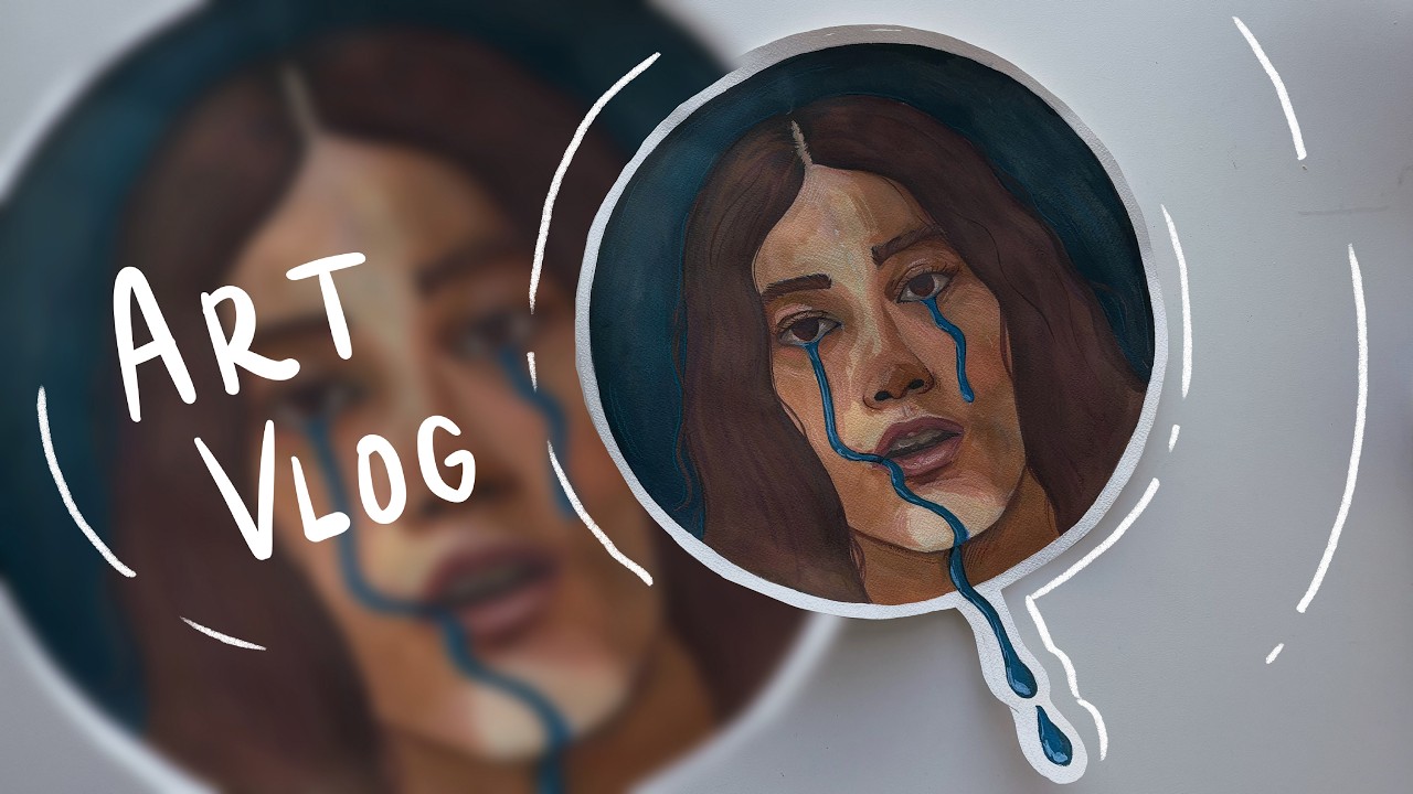 Art Vlog - Complete Painting Process - YouTube