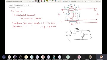 TDEP LEC 10 LONG TRANSMISSION LINE by dhirendra kushwaha