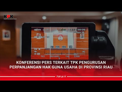 [PENINDAKAN] KONFERENSI PERS