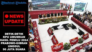 🔴NEWS UPDATE: Detik-detik KPU-RI Umumkan Keunggulan Prabowo-Gibran dengan Perolehan 96 Juta Suara