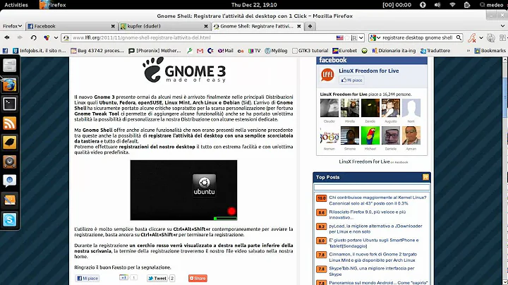 Gnome-Shell Extension Dock left side!