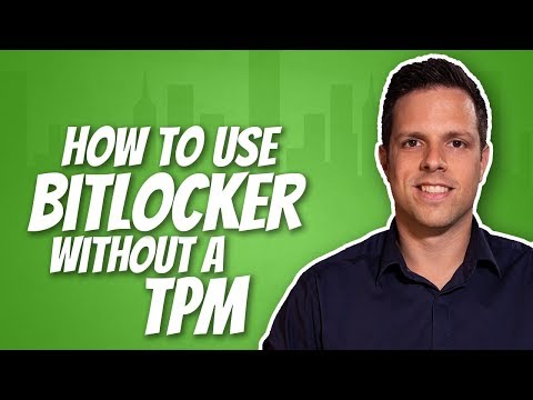 TPM없이 BitLocker를 사용하는 방법