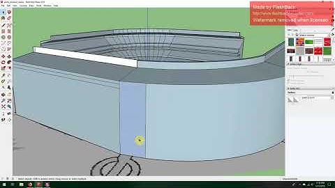(Part 2) 3D Ballpark Model Creation using sketchup