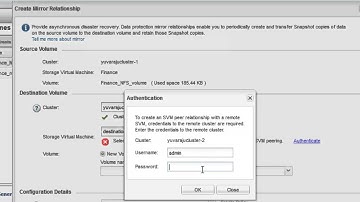 System Manager 8.3 SnapMirror Setup