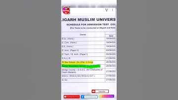 AMU Class 11 Entrance exam date 2021 | AMU Latest update | AMU Admission tests| #knowledgedenclasses